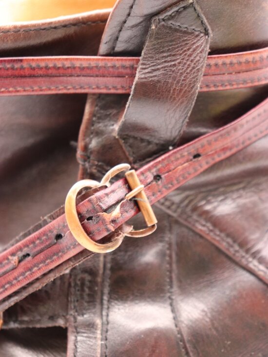 Vintage FRYE Belted Boots Men’s Size US 10 Brown Leather Buckle main image 5
